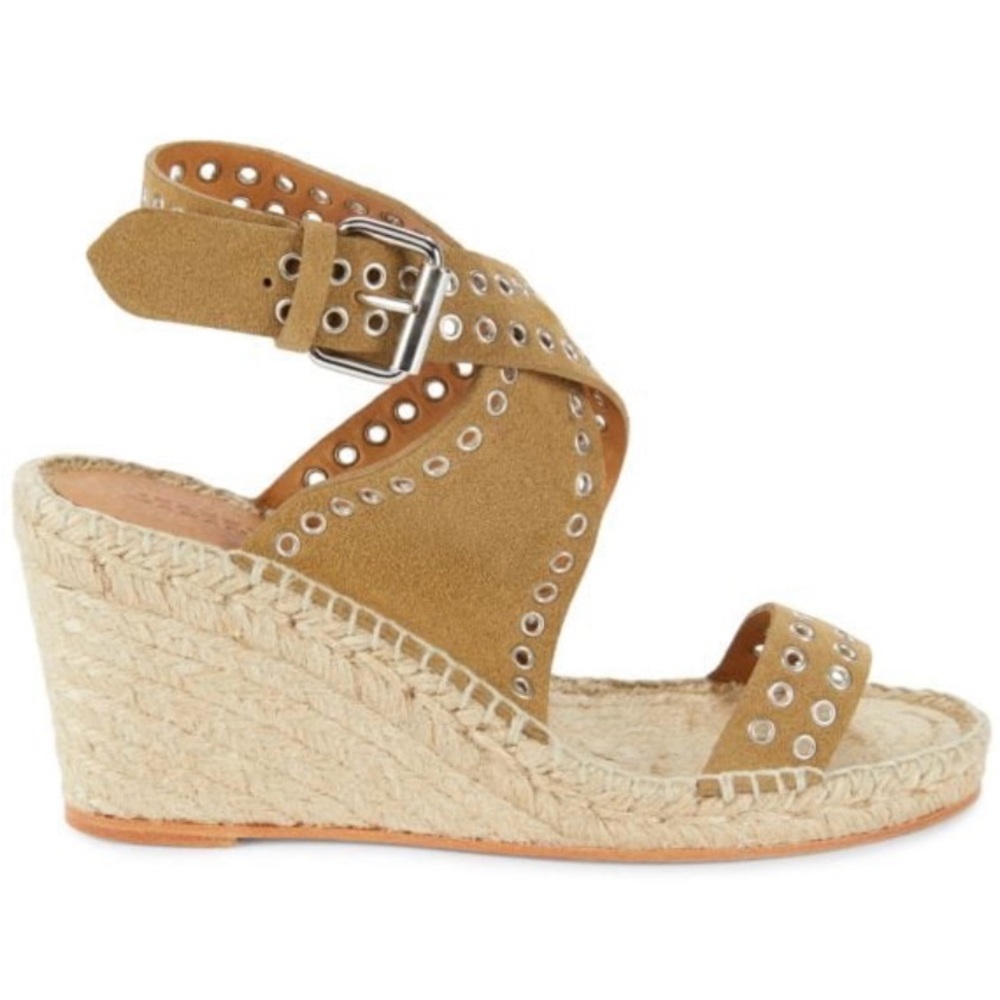 Isabel Marant Iriane Tan Wedge Sandal